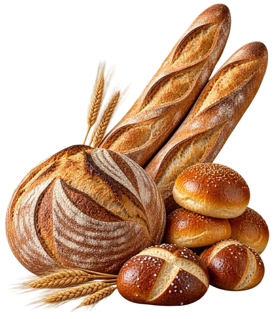 Freshly baked Breadman LA loaves