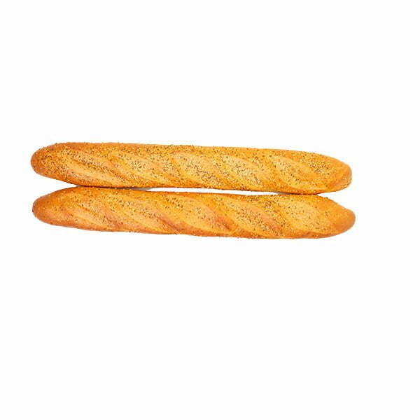 3 Seed Baguette Sesame, Poppy, Fennel Seed