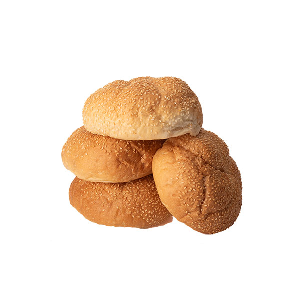 4" Kaiser Roll Sesame Seeds - 10 per pack