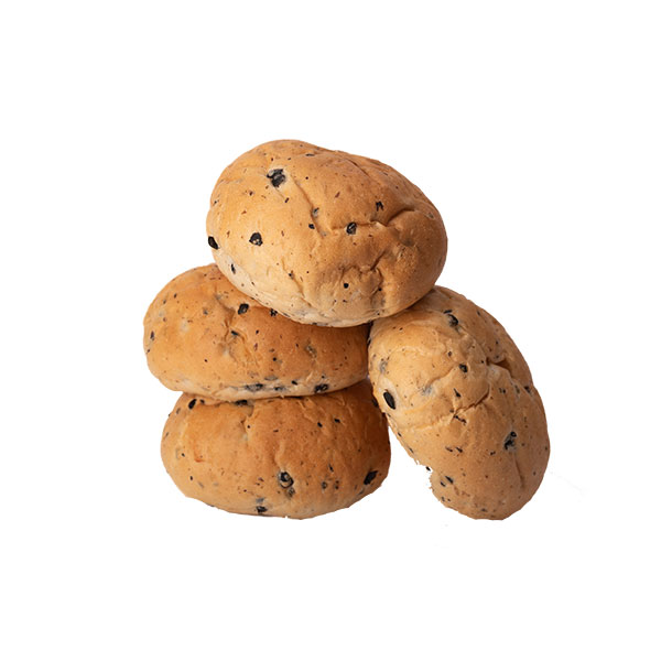 4" Olive Burger Bun - 10 per pack