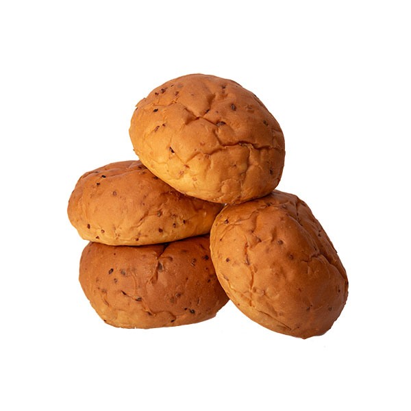 4"  Onion Brioche Burger Bun - 10 per pack