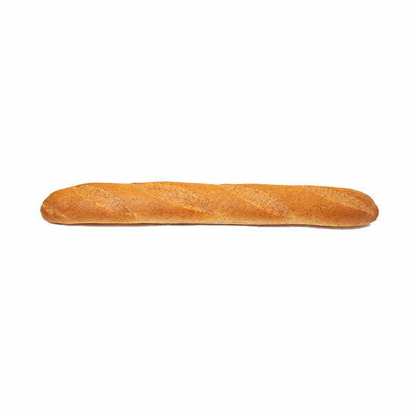 Soft Baked Whole Wheat Baguette