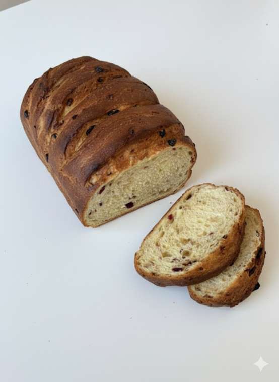 Cranberry Walnut Brioche